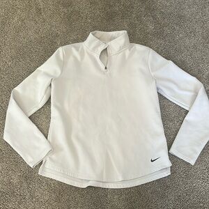 White Nike Quarter Zip Size Small